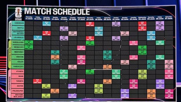Belgium, Germany and Croatia to play group matches in Canada at 2026 World Cup