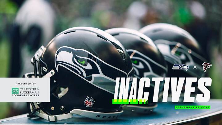 Seahawks at Falcons Week 14 Inactives