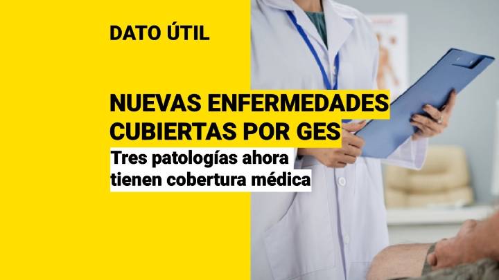 Estas son las tres nuevas enfermedades que cubre el plan GES: Alcanza las 90 patologías con cobertura médica