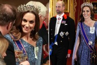 Kate Middleton adds major sparkle to Windsor Castle banquet with biggest tiara she's ever worn