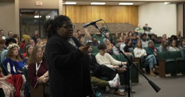 Students, teachers and parents speak against potential cuts to school positions