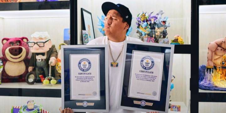 Jorge Luna celebra que ganó dos Récords Guinness: “Un sueño más cumplido”