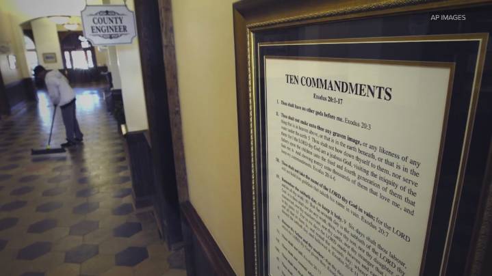 New lawsuit filed by Texas families seeks to block school districts from displaying Ten Commandments in classrooms