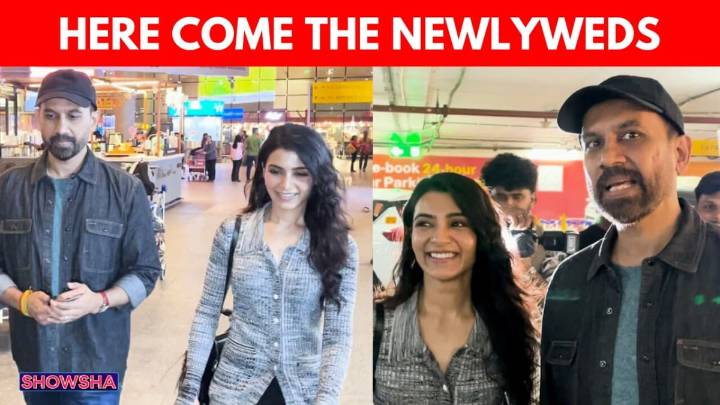 Newlyweds Samantha Ruth Prabhu & Raj Nidimoru Happily Make First Public Appearance After Marriage