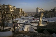 Lluvias agravan sufrimiento de los desplazados en Gaza