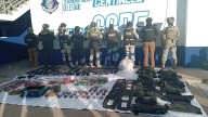 Repele Guardia Nacional agresión en Aquiles Serdán; aseguran arsenal, droga y chalecos tácticos