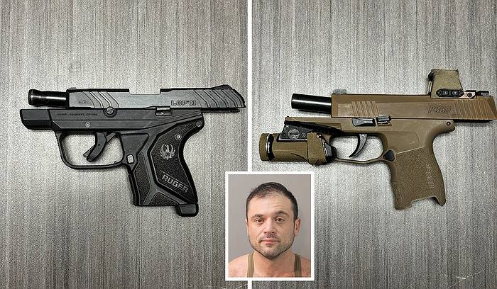 Valley Stream Man Arrested with Two Firearms & Switchblade Knife After Allegedly Threatening Landscaper