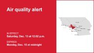 Air quality alert affecting Los Angeles County until early Monday