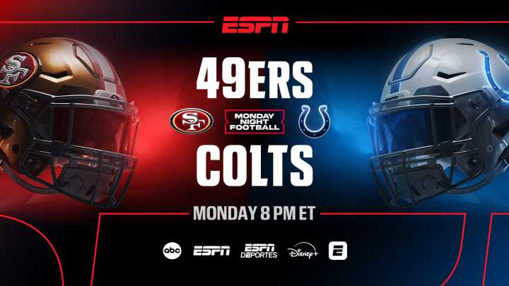 Monday Night Football Week 16: 49ers-Colts showdown expands to Disney+ and ABC