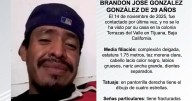 Se busca a Brandon José González González de 29 años