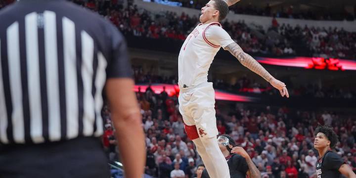 Brazile leads No. 17 Arkansas to win over No. 16 Texas Tech in rematch of Sweet 16 game