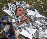 Nativity scene with ICE agents guarding zip-tied Jesus sparks debate