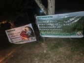 Continúa la guerra propagandística de las disidencias de las Farc en el Cauca: aparecen pancartas de esta guerrilla en El Patía