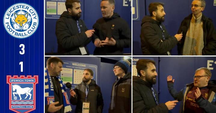 Leicester City v Ipswich Town: Gameday fan reaction video