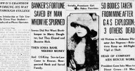 See the Dec. 11, 1925, front page: 50 bodies taken from mine after gas explosion