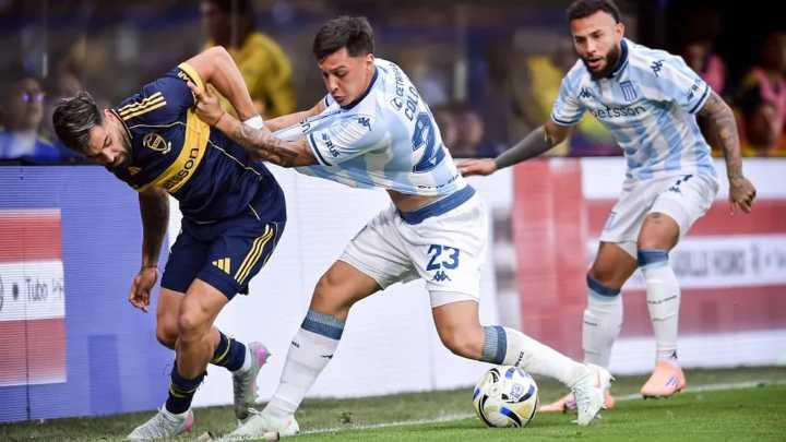 Racing mejor que Boca en la semifinal del Torneo Clausura