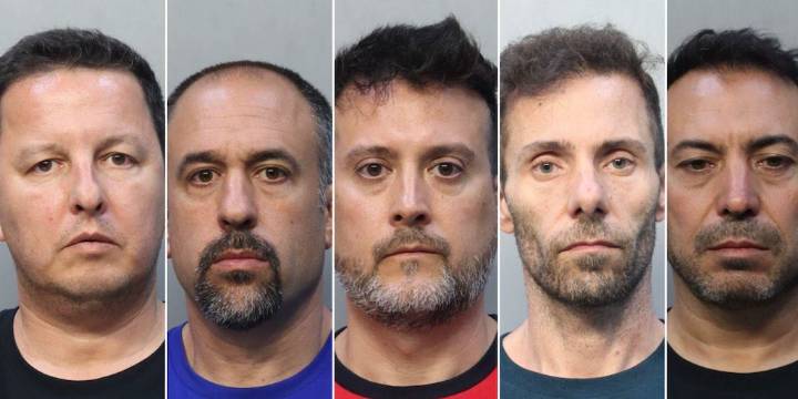 Cinco argentinos fueron arrestados en Miami acusados de robar en el shopping más concurrido