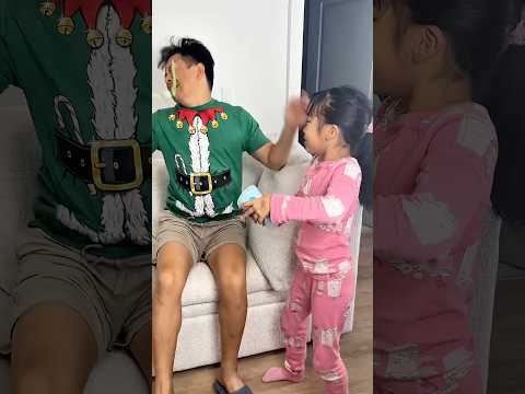 I'm pranking daddy again 🤪🤣 LeoNata family #shorts