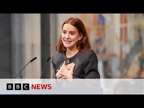 María Corina Machado's daughter accepts Nobel Peace Prize on her behalf