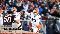 Browns record three key giveaways in loss to the Bears