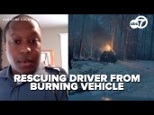 Trooper, bystanders rescue driver from burning Tesla in Virginia