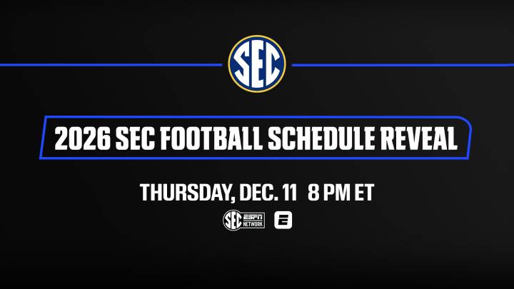 SEC Network set to showcase 2026 SEC Football Schedule Reveal, Thu., Dec. 11