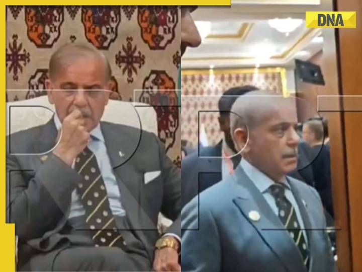 WATCH: Moment when Pakistan PM Shehbaz Sharif ‘gate crashes’ Presidents Putin, E