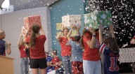 Arizona Triathlon team celebrated by Ironwood Elementary students
