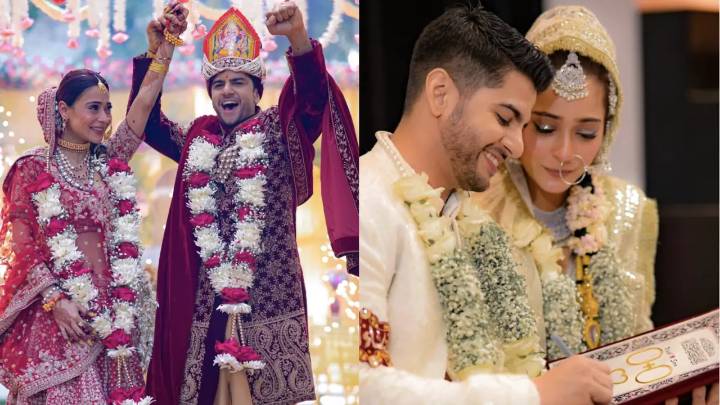 Sara Khan marries Krish Pathak in ceremony blending 'Saat Phere' and 'Nikaah' traditions