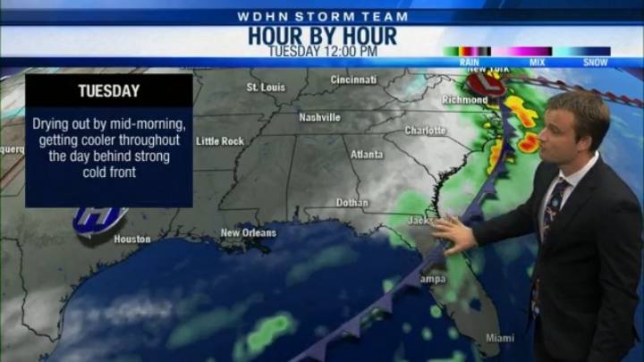 Drying out, but more rain on the way