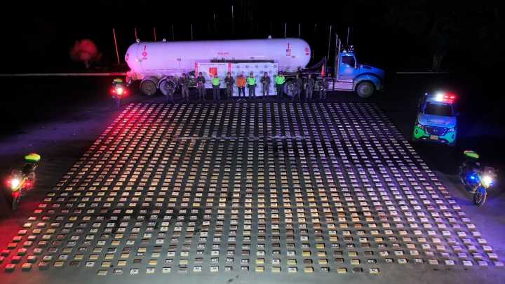 Cae cargamento con más de 45 millones de dosis de cocaína al sur oriente del Huila