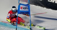 Austrian skier Stefan Brennsteiner leads 1st run of World Cup giant slalom in Val d'Isere