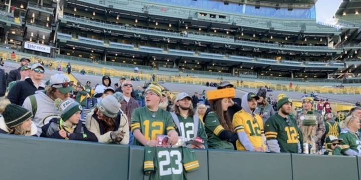 Packers fans bringing their energy to Lambeau Field for Bears game