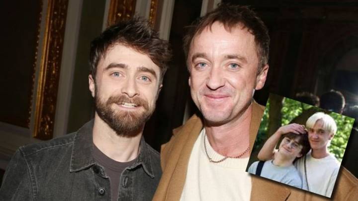 Tom Felton sorprende a Daniel Radcliffe en Nueva York: Fotos del reencuentro