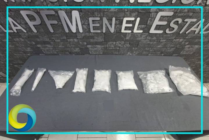 Decomisan tres kilos de metanfetamina en General Bravo, Nuevo León