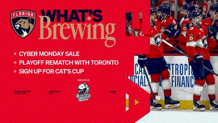 What’s Brewing: Playoff rematch with Toronto; Sign up for Cat’s Cup