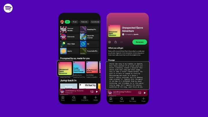 Spotify tests more personalized, AI-powered 'Prompted Playlists'