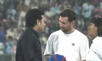 Lionel Messi’s Mumbai visit a ‘golden moment’, says Sachin Tendulkar