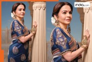 Nita Ambani’s peacock-blue Banarasi look steals the spotlight at Swadesh launch; Manish Malhotra reveals craft secrets