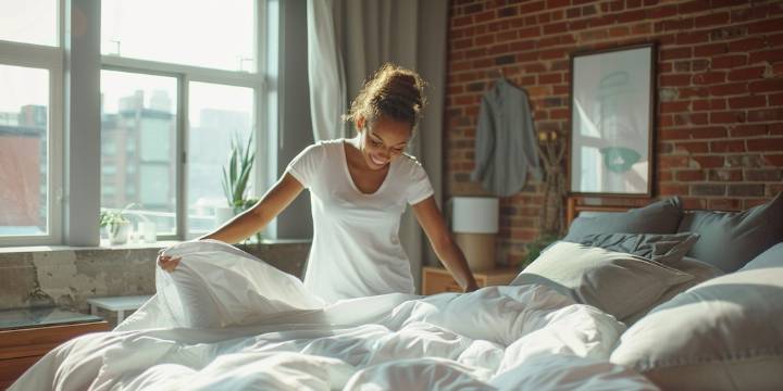 Con qué frecuencia se debe lavar la ropa de cama para un descanso más saludable