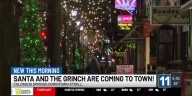 WATCH: Santa Claus -- and the Grinch! -