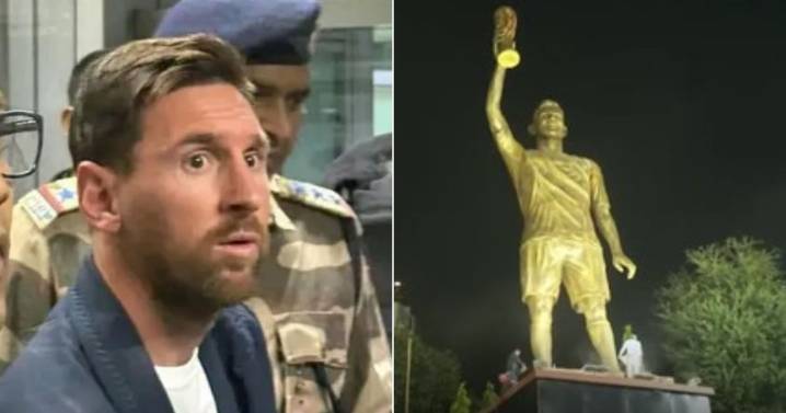 India rendida a los pies de Messi: recibimiento histórico y estatua en Calcuta