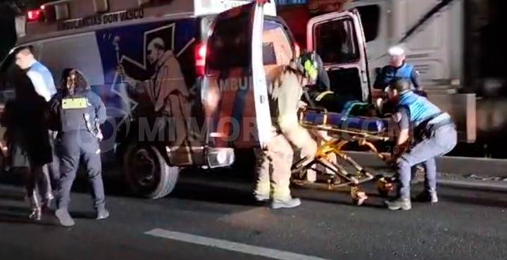 Atropellado y choque múltiple en Calzada La Huerta de Morelia, general caos vial