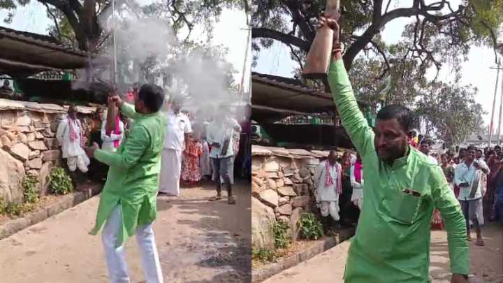 GP member fires in the air during wedding ceremony in Gurmitkal village, arrested