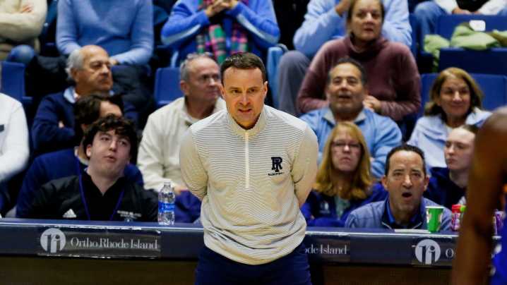 Watch: Archie Miller after Rhode Island's loss to McNeese State