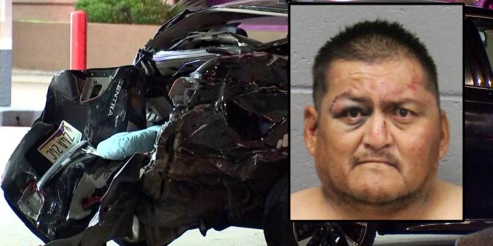 Man accused of ramming cars before hiding from police in Mesa
