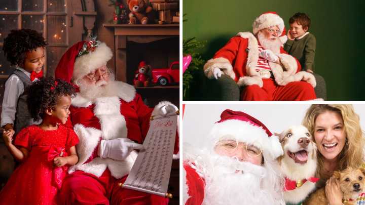 Santa photo spots for kids and pets this holiday season