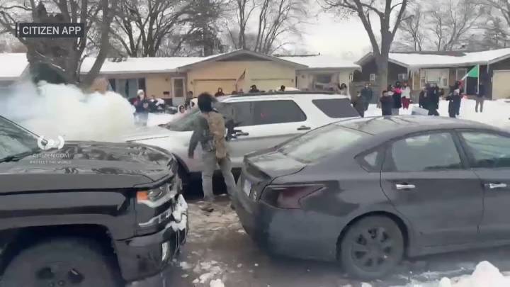 Tear gas deployed during federal immigration operation in Elgin