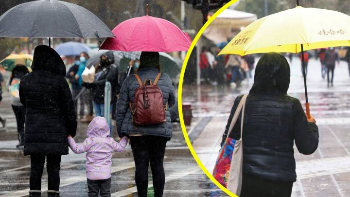 La lluvia seguirá en Santiago: Anuncian varios días de precipitaciones con hasta 8,2 mm diarios la próxima semana