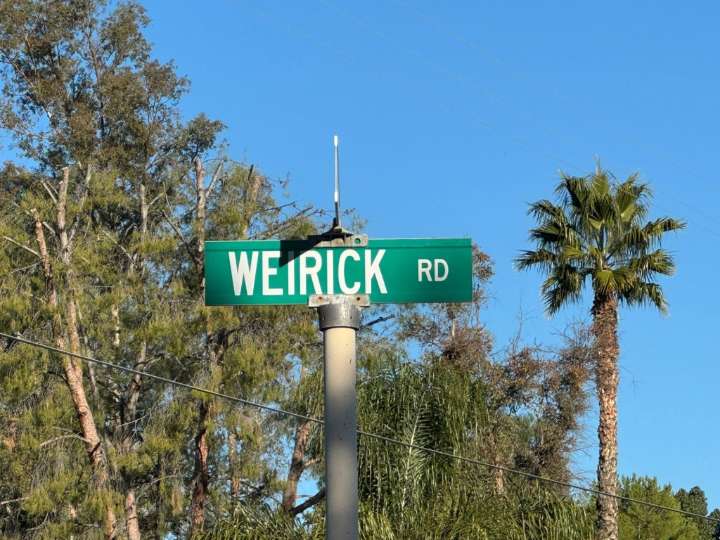 How Weirick Road off 15 Freeway in Riverside County got its name